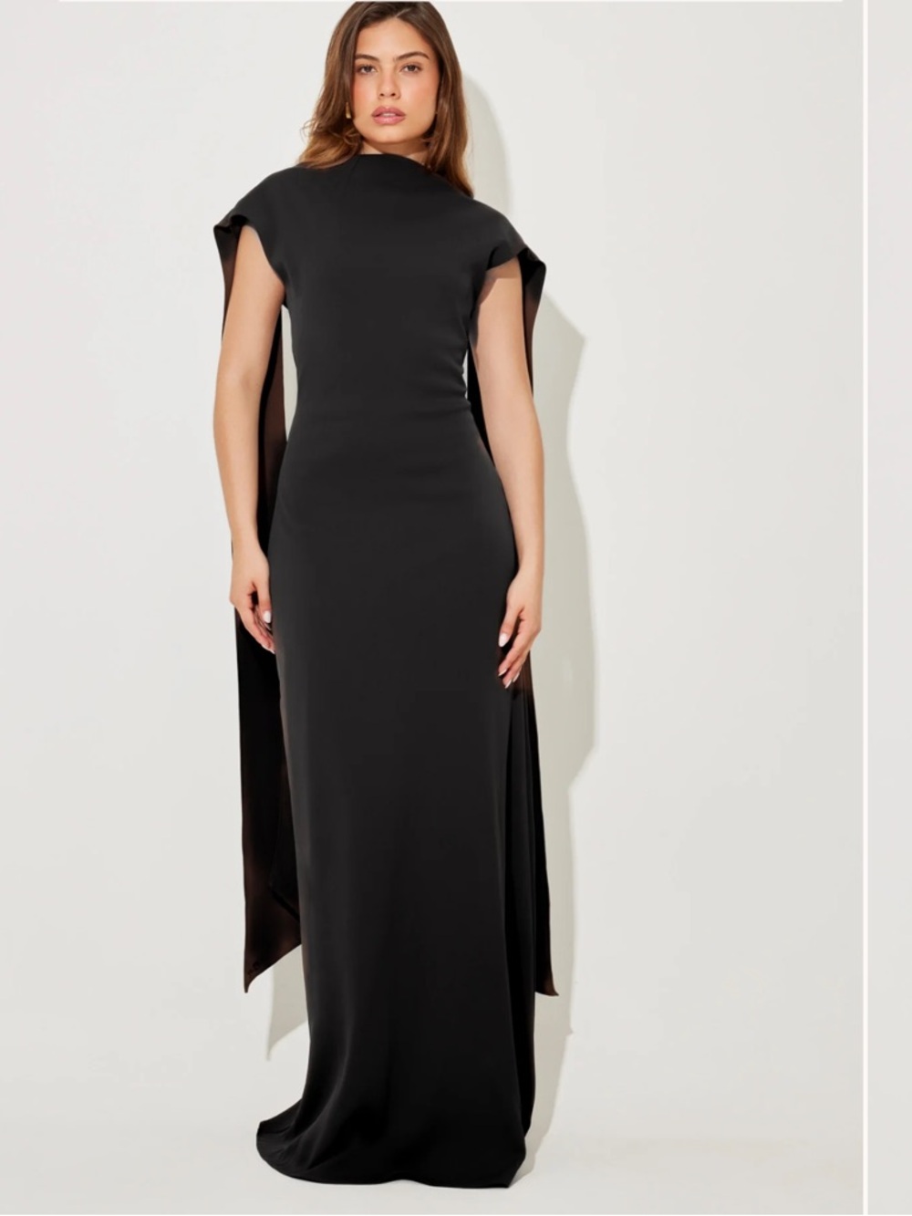 ODD MUSE Drape Maxi Dress NWT